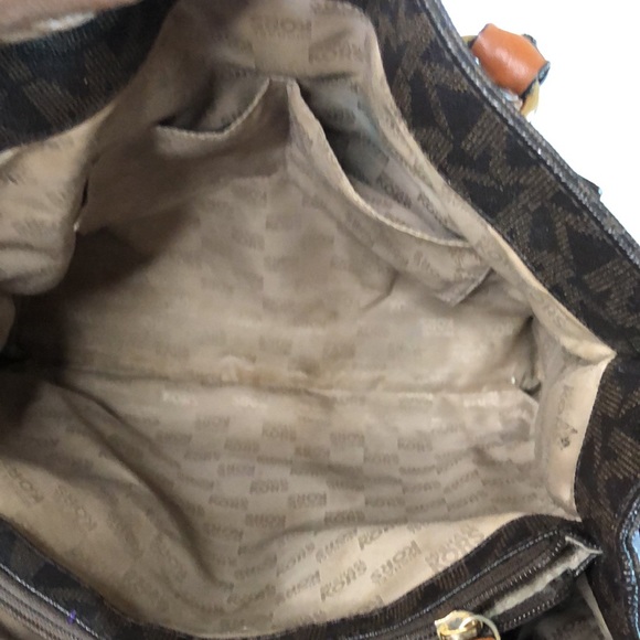 MICHAEL KORS Hamilton Signature brown satchel handbag. - Picture 16 of 16